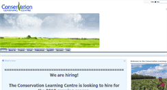 Desktop Screenshot of conservationlearningcentre.com